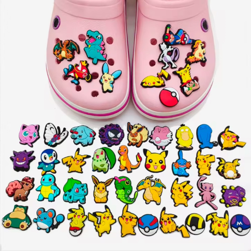 Pokémon Croc Charms